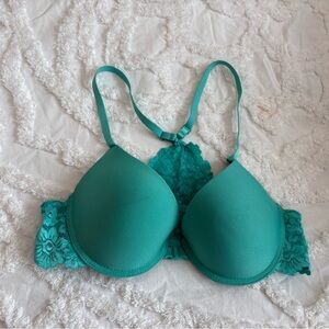 Rue21 Teal Lace Detail Bra